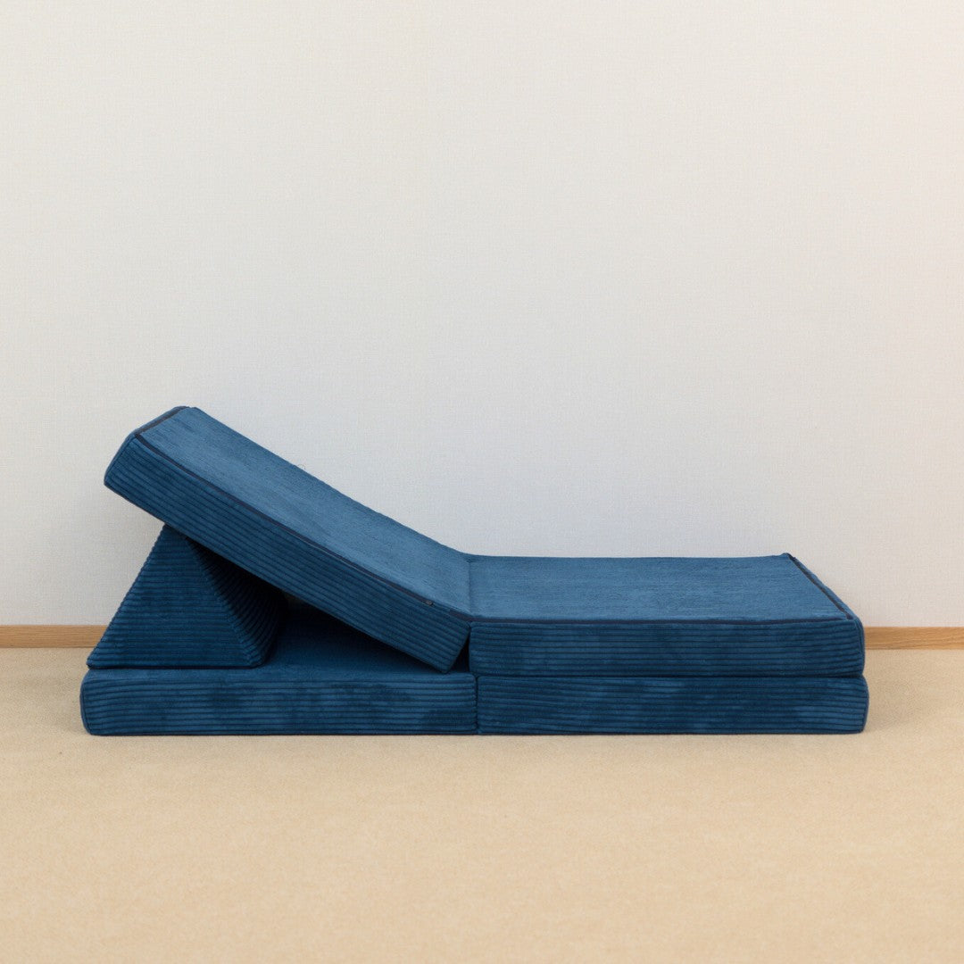 Cord Blau Spielsofa