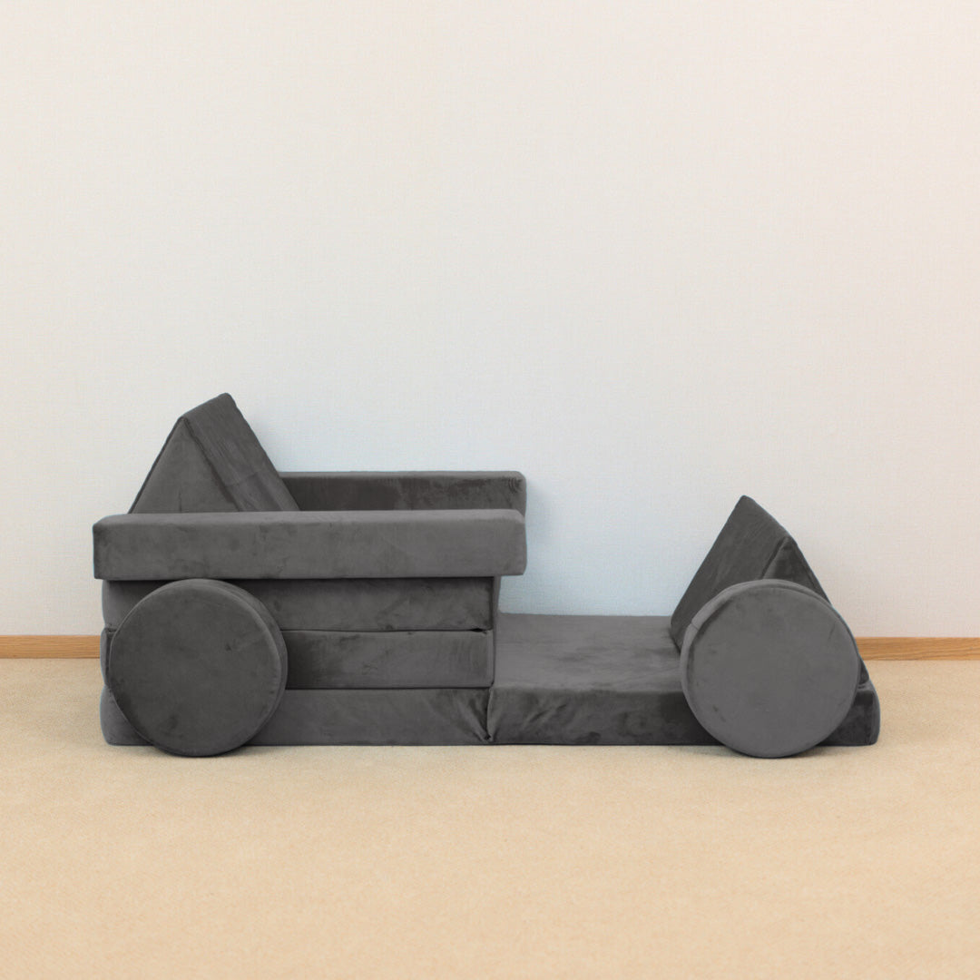 Panther Schwarz Spielsofa