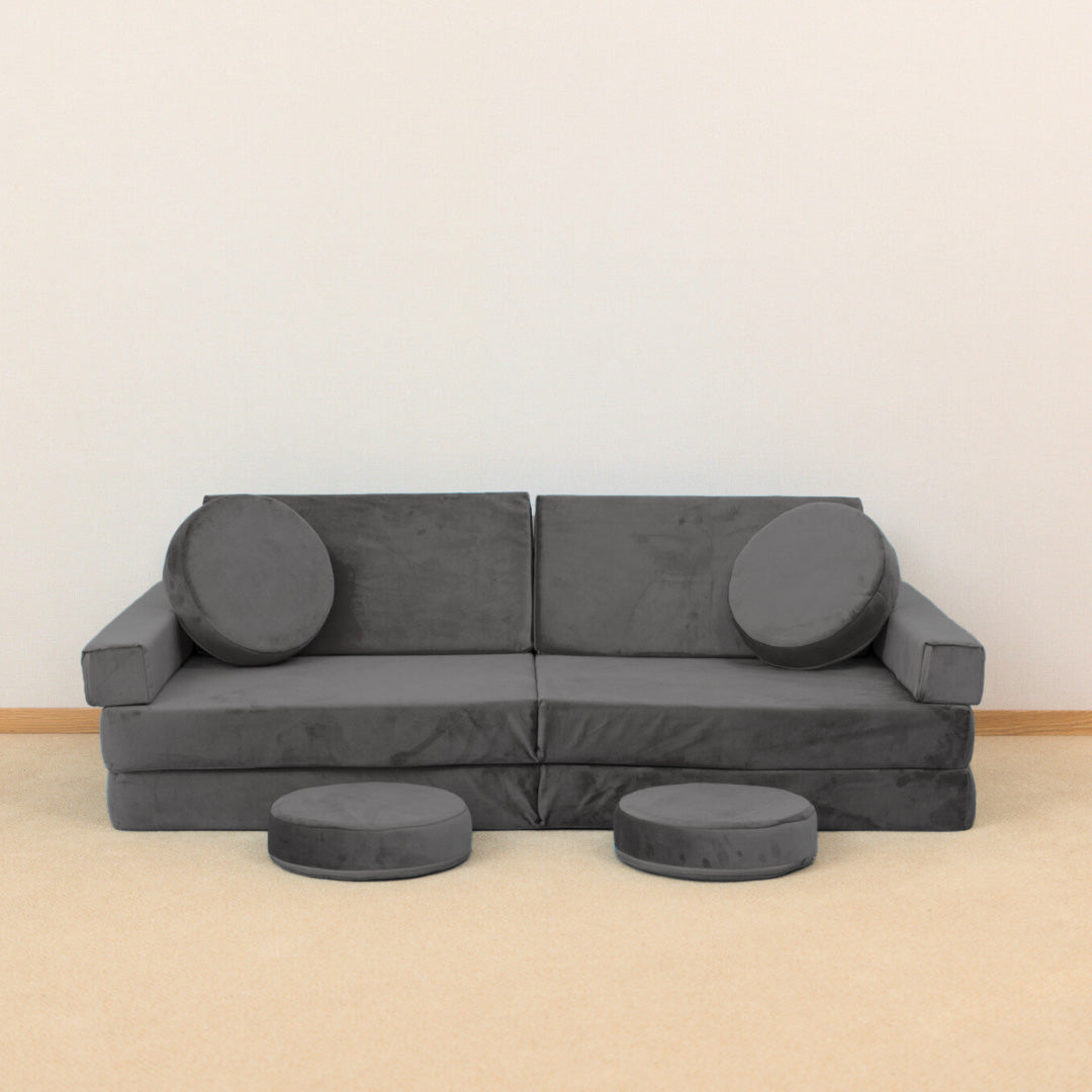 Panther Schwarz Spielsofa