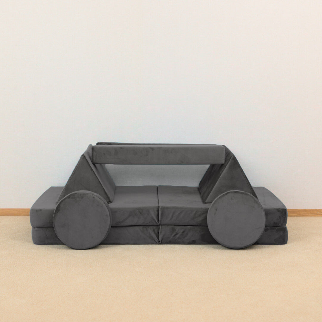 Panther Schwarz Spielsofa