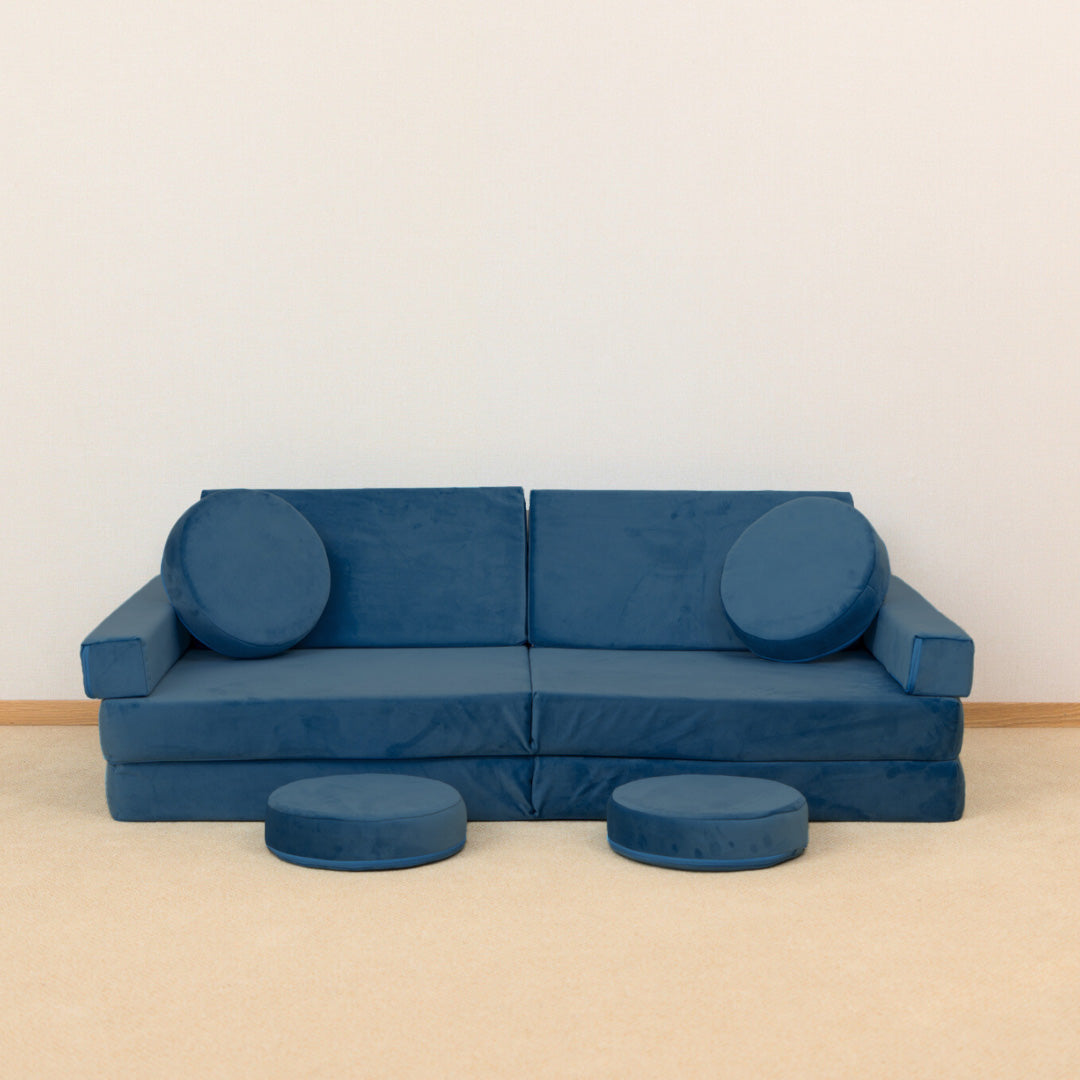 Tief Blau Spielsofa