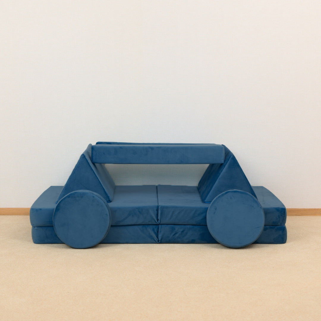 Tief Blau Spielsofa